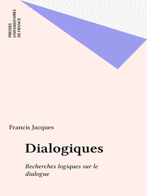 cover image of Dialogiques